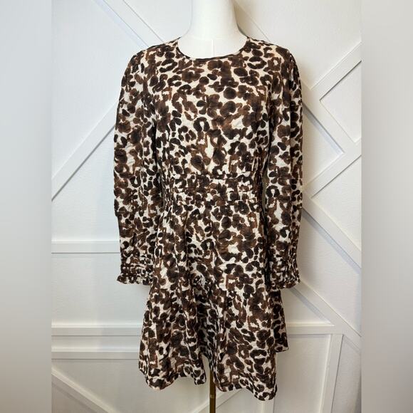 Baum und Pferdgarten Animal Print Arlette Fit-&-Flare Mini Dress Size EU 38 US 8 - Picture 2 of 14